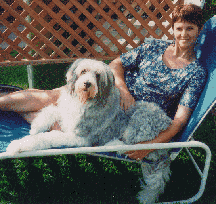 Julie with Toby